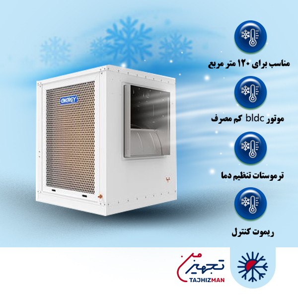 کولر سلولزی 5700 انرژی موتور Bldc