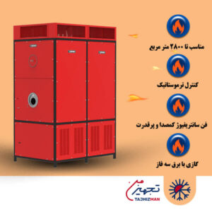 کوره هوای گرم گازی انرژی مدل 3060 