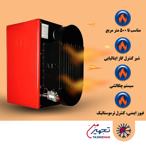 سوپر هیتر چگالشی آذر تهویه مدل C-A650