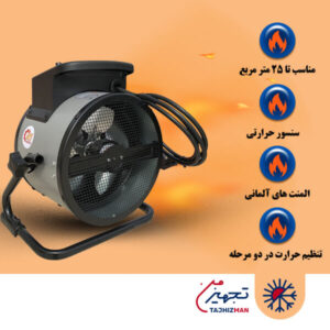 هیتر برقی تکفاز نیرو تهویه البرز مدل NE-3