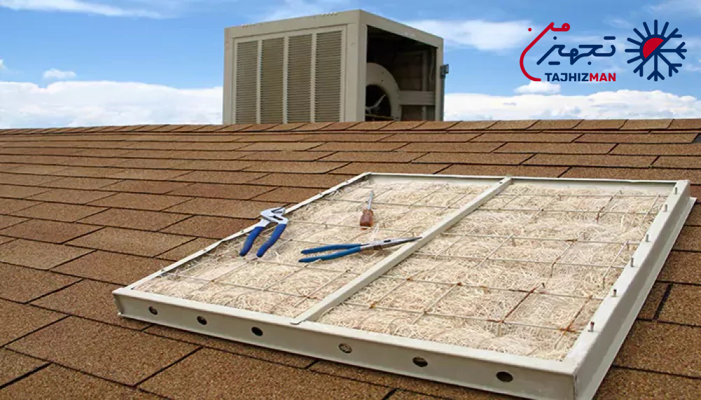 تعویض پوشال های کولر سلولزی