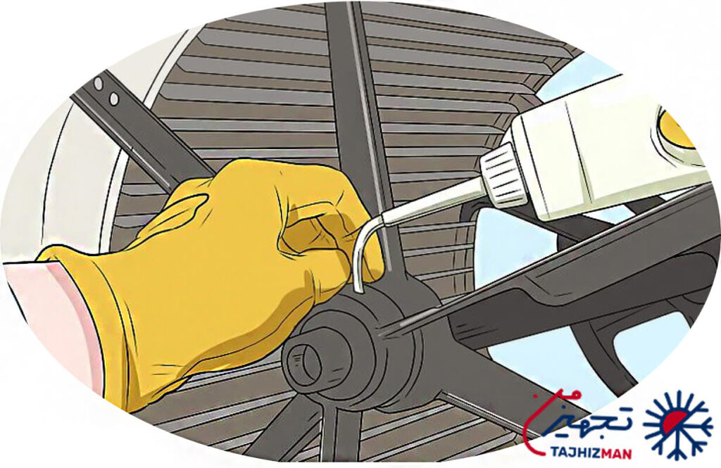 روغن کاری کولر سلولزی