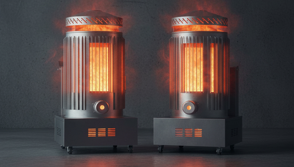 بخاری کارگاهی گازی<