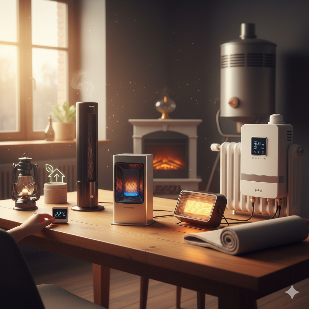 راهنمای جامع انتخاب هیتر و بخاری: گرمایش مطلوب با مصرف بهینه