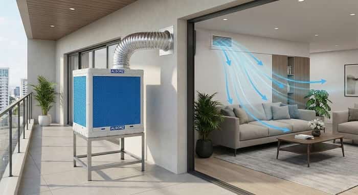 راهنمای جامع خرید کولر سلولزی البرز؛ مدل‌ها، مزایا، قیمت و نکات نصب