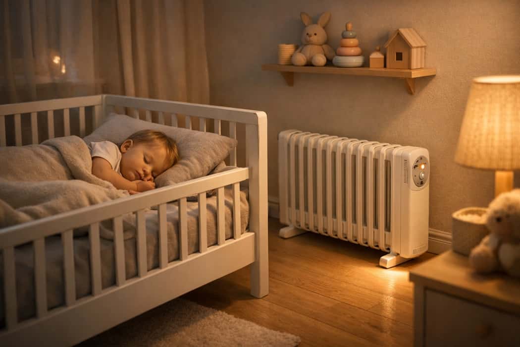 هیتر برقی برای اتاق کودک؛ انتخاب ایمن برای خواب راحت و مطمئن