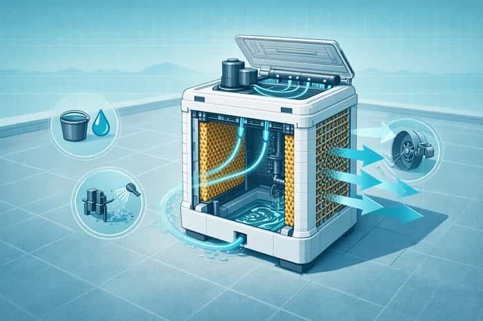 روش سرویس کولر سلولزی البرز؛ چک‌لیست کامل برای هوای خنک‌تر