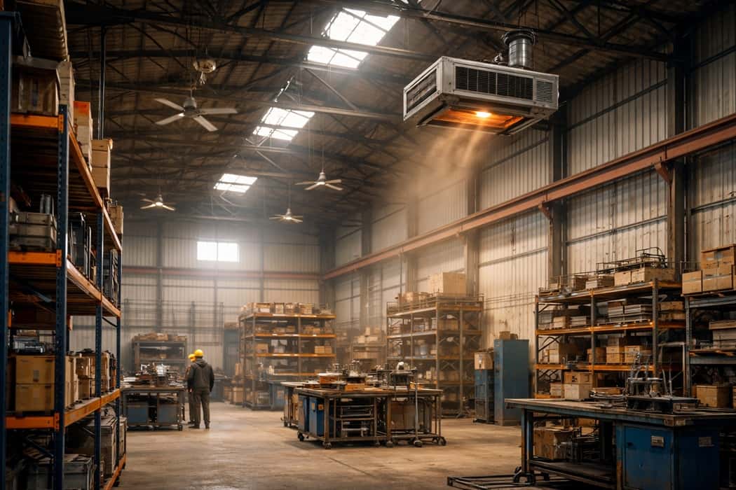 بهترین بخاری کارگاهی برای سوله بزرگ