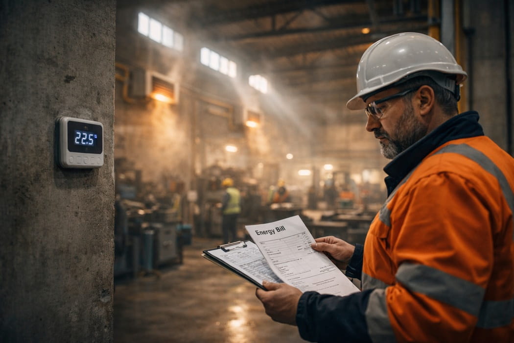 مصرف انرژی بخاری کارگاهی