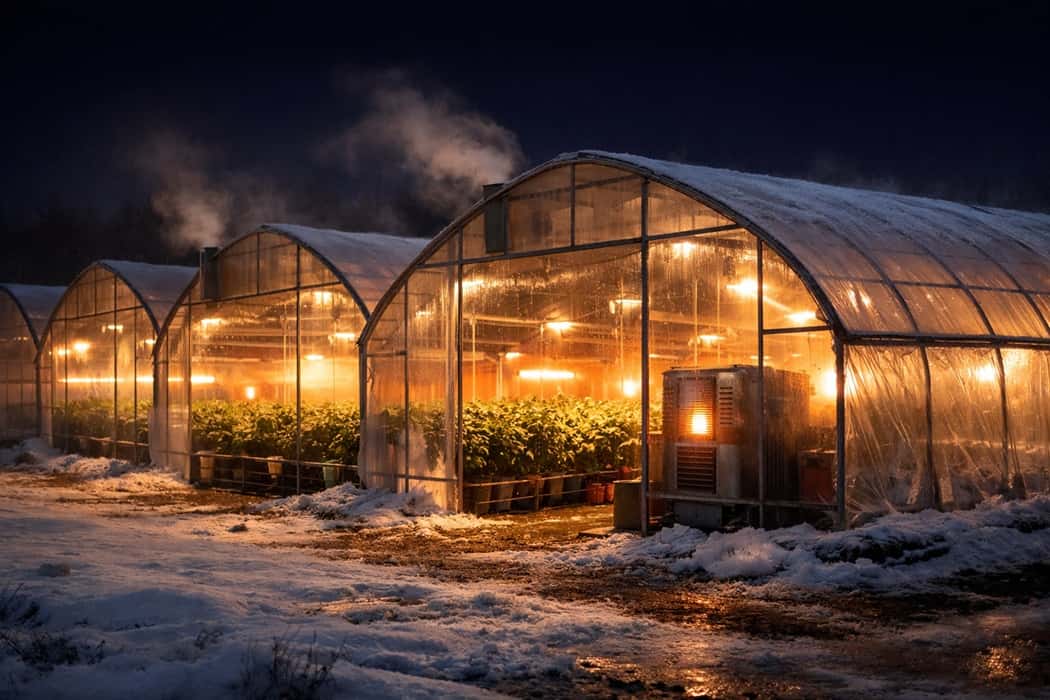 مصرف انرژی هیتر گلخانه ای؛ راهنمای کاهش هزینه گرمایش بدون افت دما