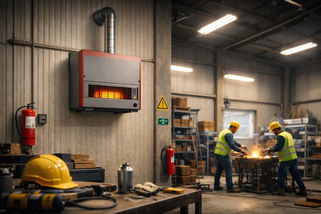 نکات ایمنی در نصب بخاری گازی؛ راهنمای عملی برای کارگاه