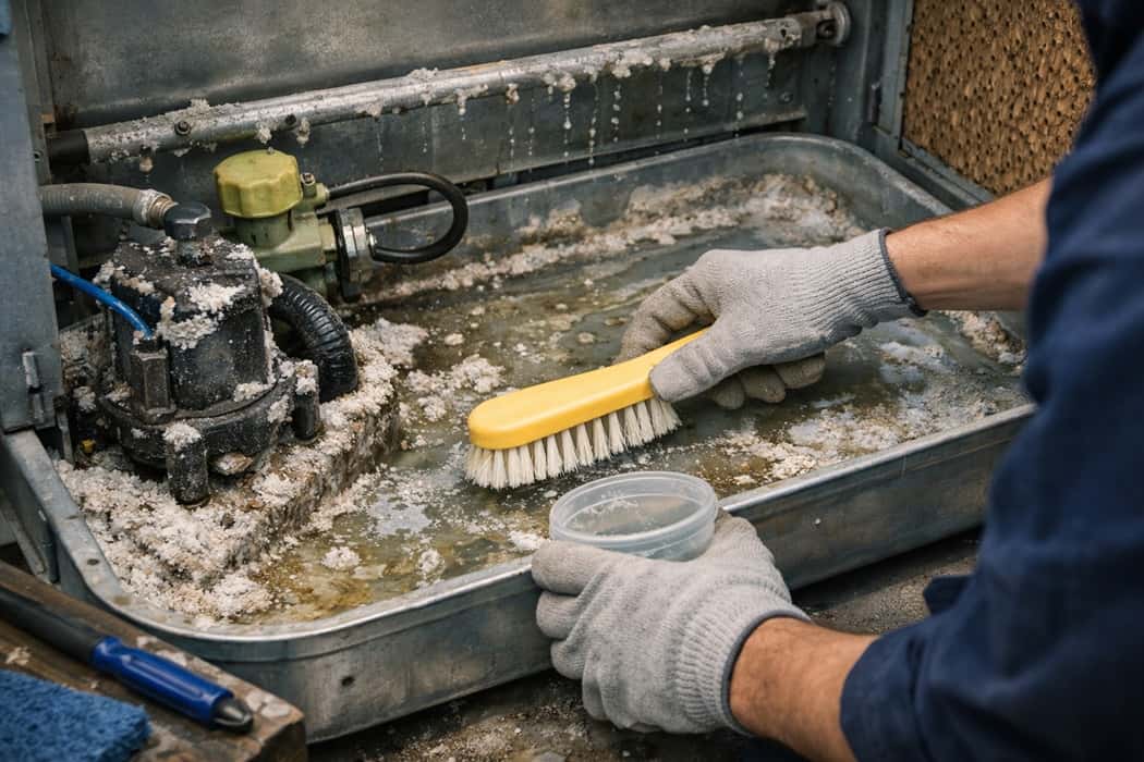 رسوب‌زدایی کولر آبی؛ راهنمای کامل برای کاهش شوره و حفظ خنکی