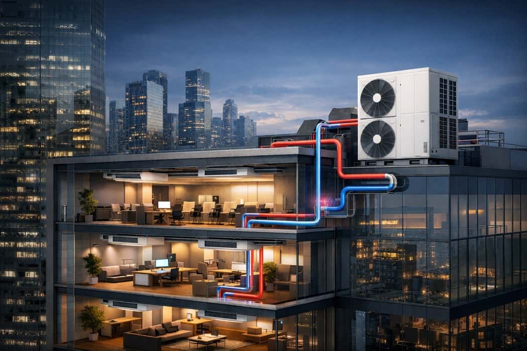 سیستم‌های VRF و VRV کم‌مصرف؛ راهکارهای بهینه‌سازی مصرف انرژی